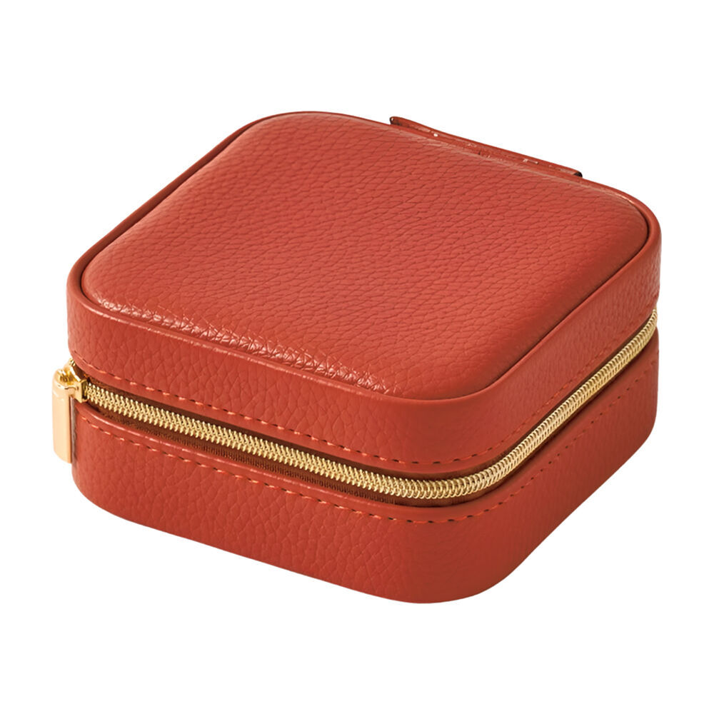 2PK Pilbeam Living Ambrosia Jewellery Case Box Organiser 10x10cm Crimson