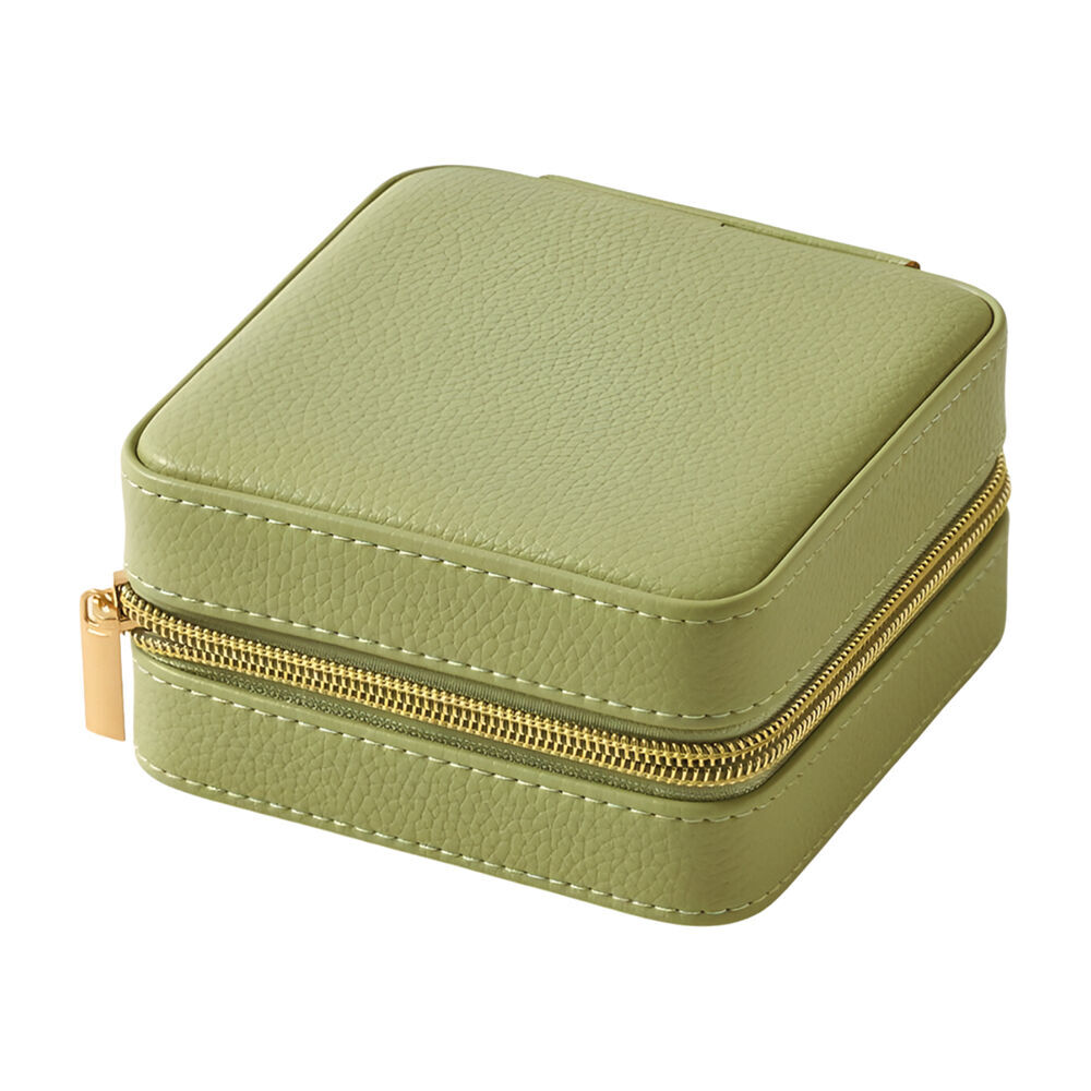 2PK Pilbeam Living Celine Jewellery Case Box Organiser 12x12cm Sage