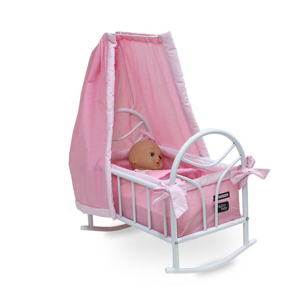 Valco Baby Just Like Mum Doll Cradle Pink