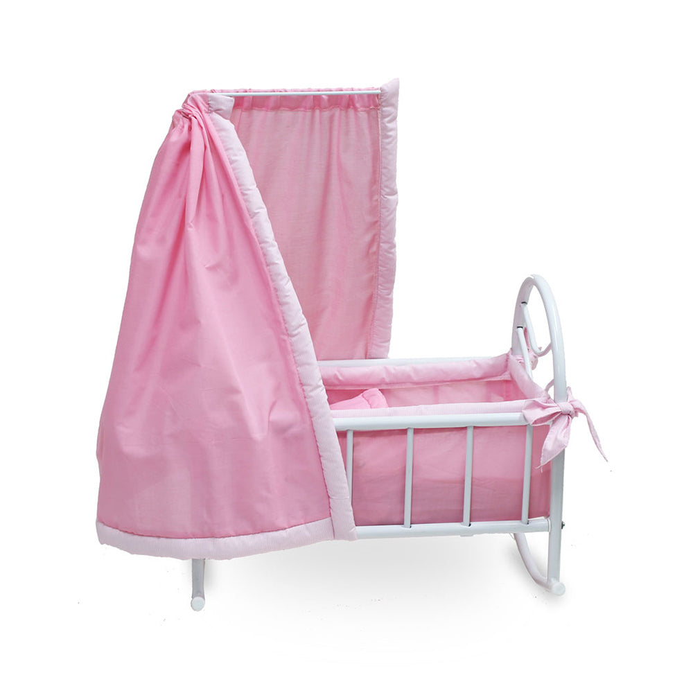 Valco Baby Just Like Mum Doll Cradle Pink
