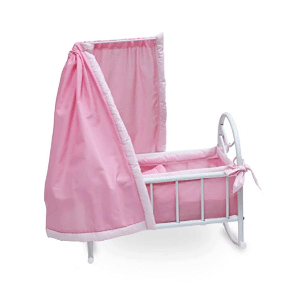 Valco Baby Just Like Mum Doll Cradle Pink