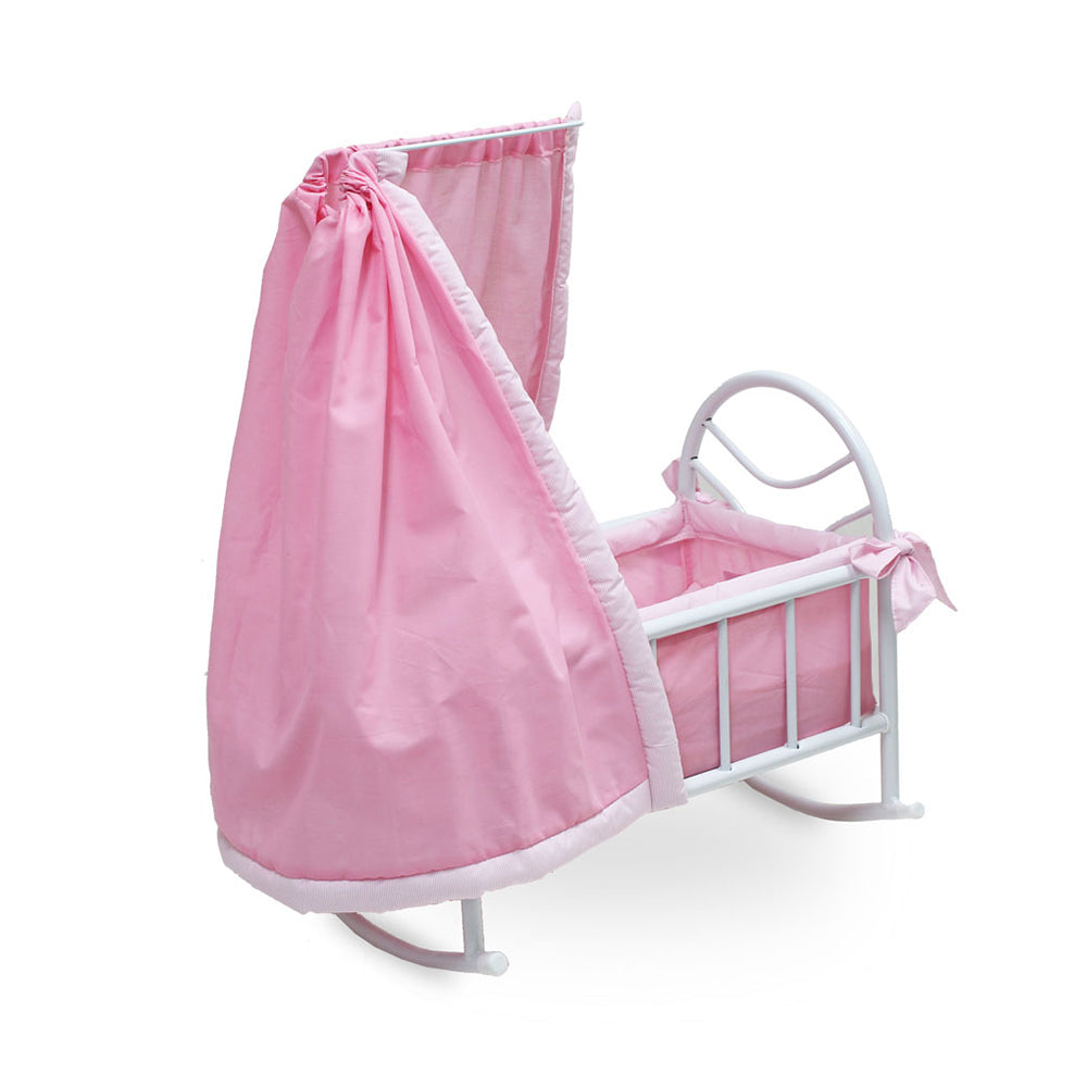 Valco Baby Just Like Mum Doll Cradle Pink