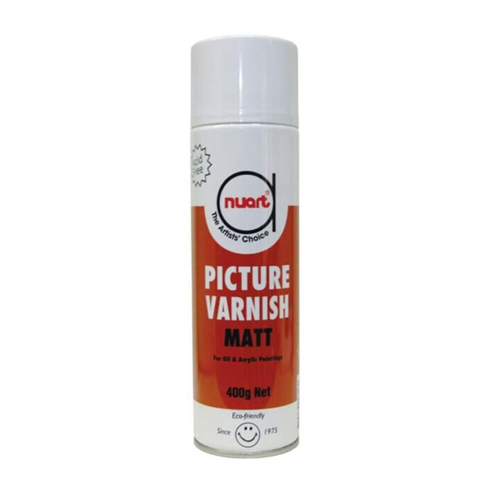 Nuart Oil/Acrylic Painting Matte Picture Protective Varnish Spray Can 400g