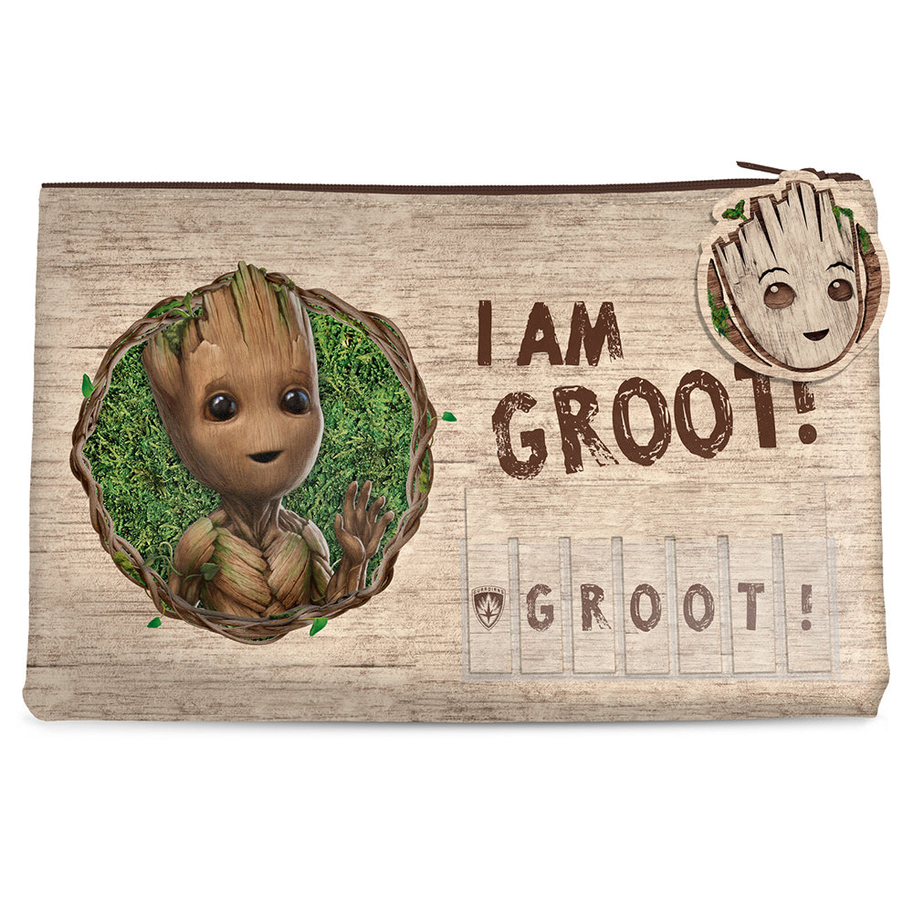 3PK Marvel MCU Guardians of The Galaxy I am Groot Named Pencil/stationery Case