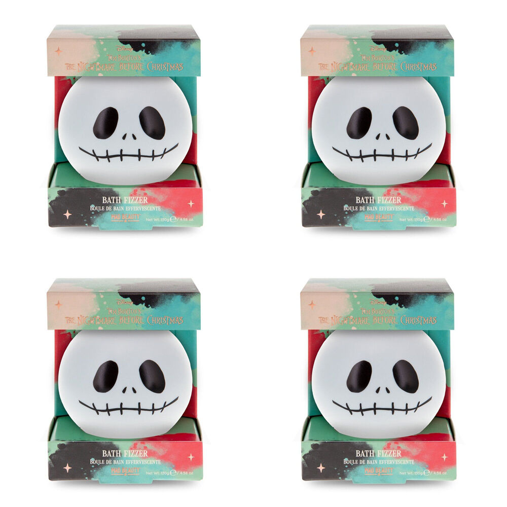 4PK Disney Nightmare Before Christmas Cauldron Fizzer 130g Velvet Plum & Vanilla
