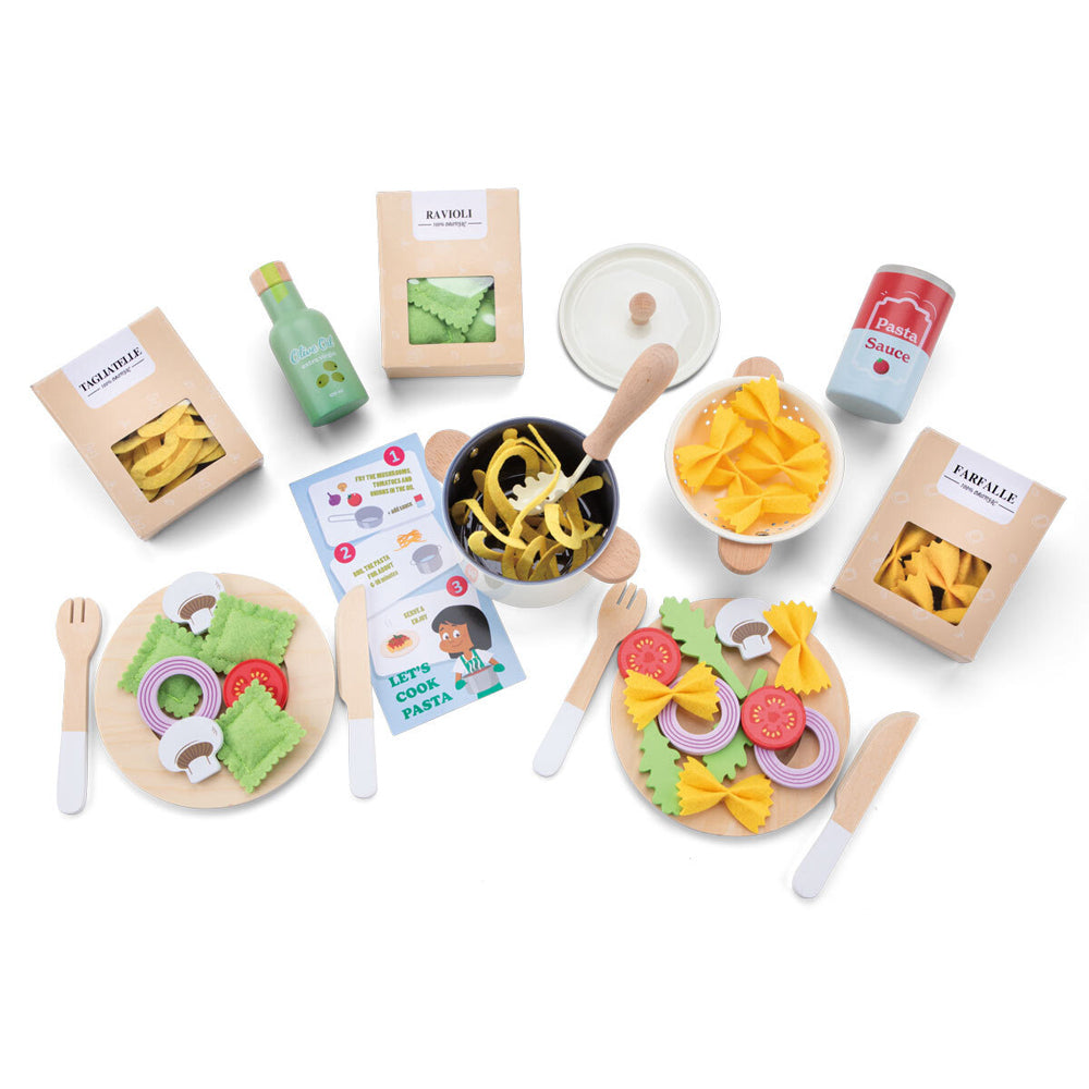 New Classic Toys Kids/Children Pasta Kitchen Role Play Set 3y+