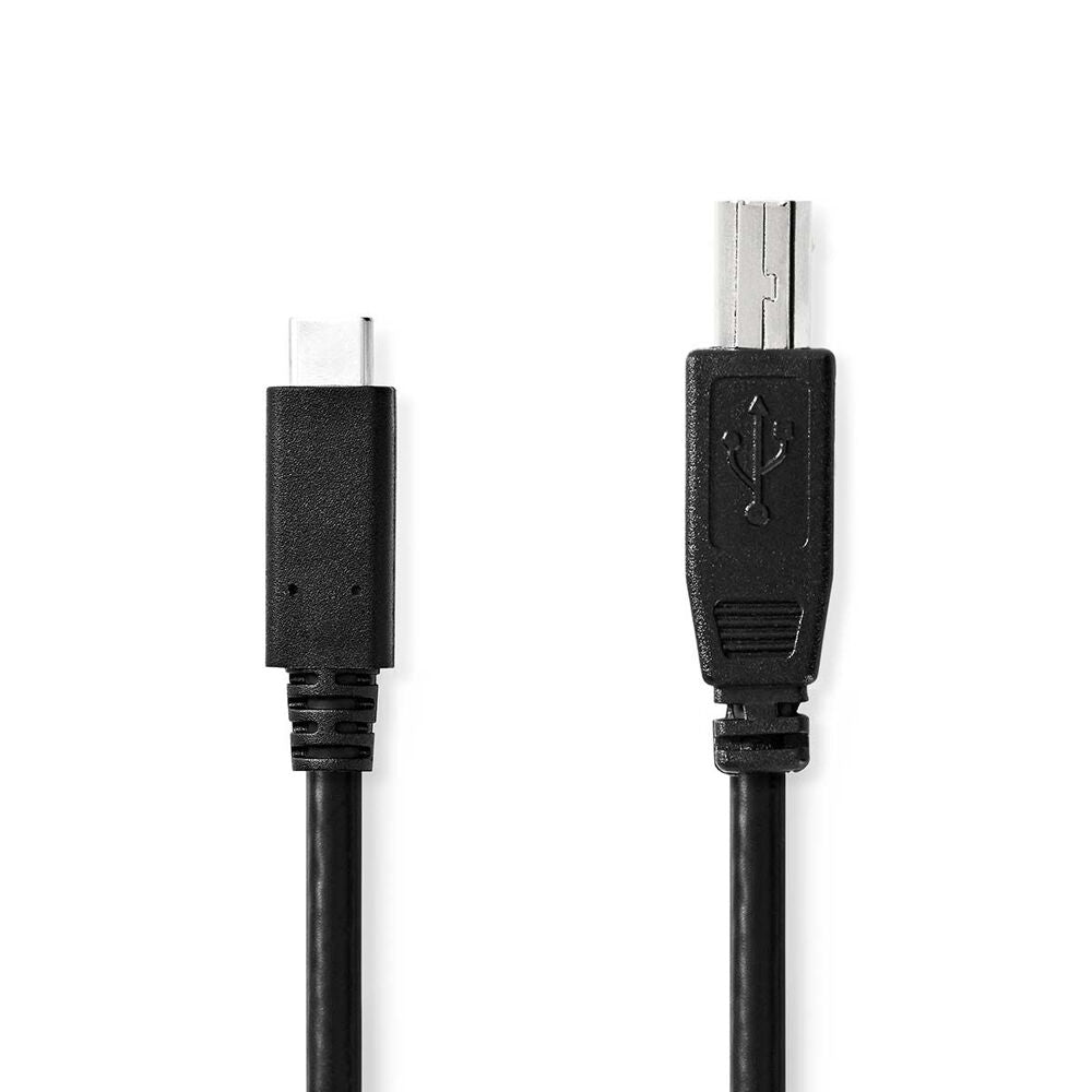 Nedis USB Cable USB-C Male USB-B Male 2.00m - Black