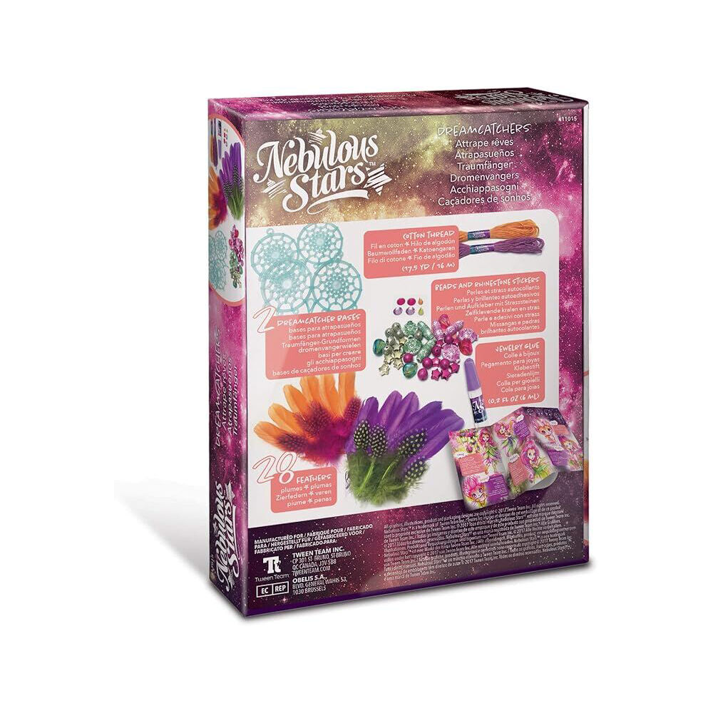 Nebulous Stars Kids Glow-In-the-Dark Dreamcatchers Crafting Set 8Y+