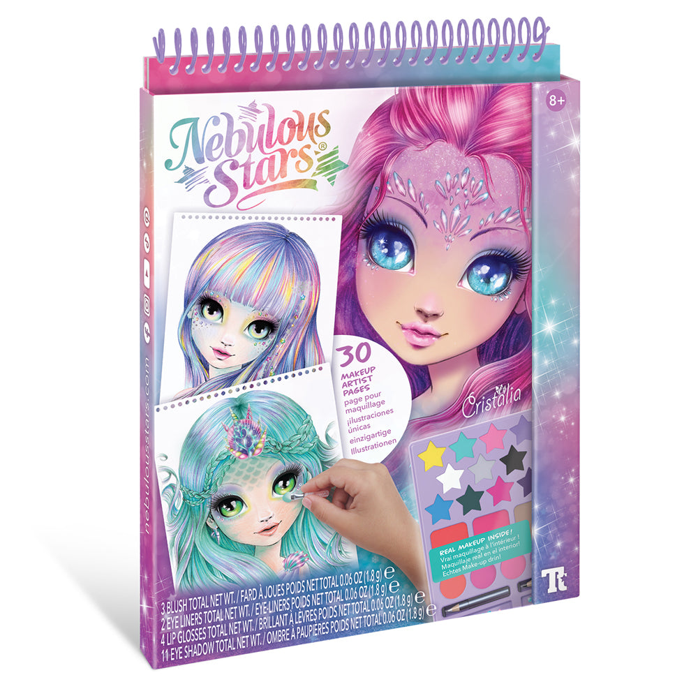 Nebulous Stars Makeup Kit Kids Art/Craft Artist Book Set 8y+