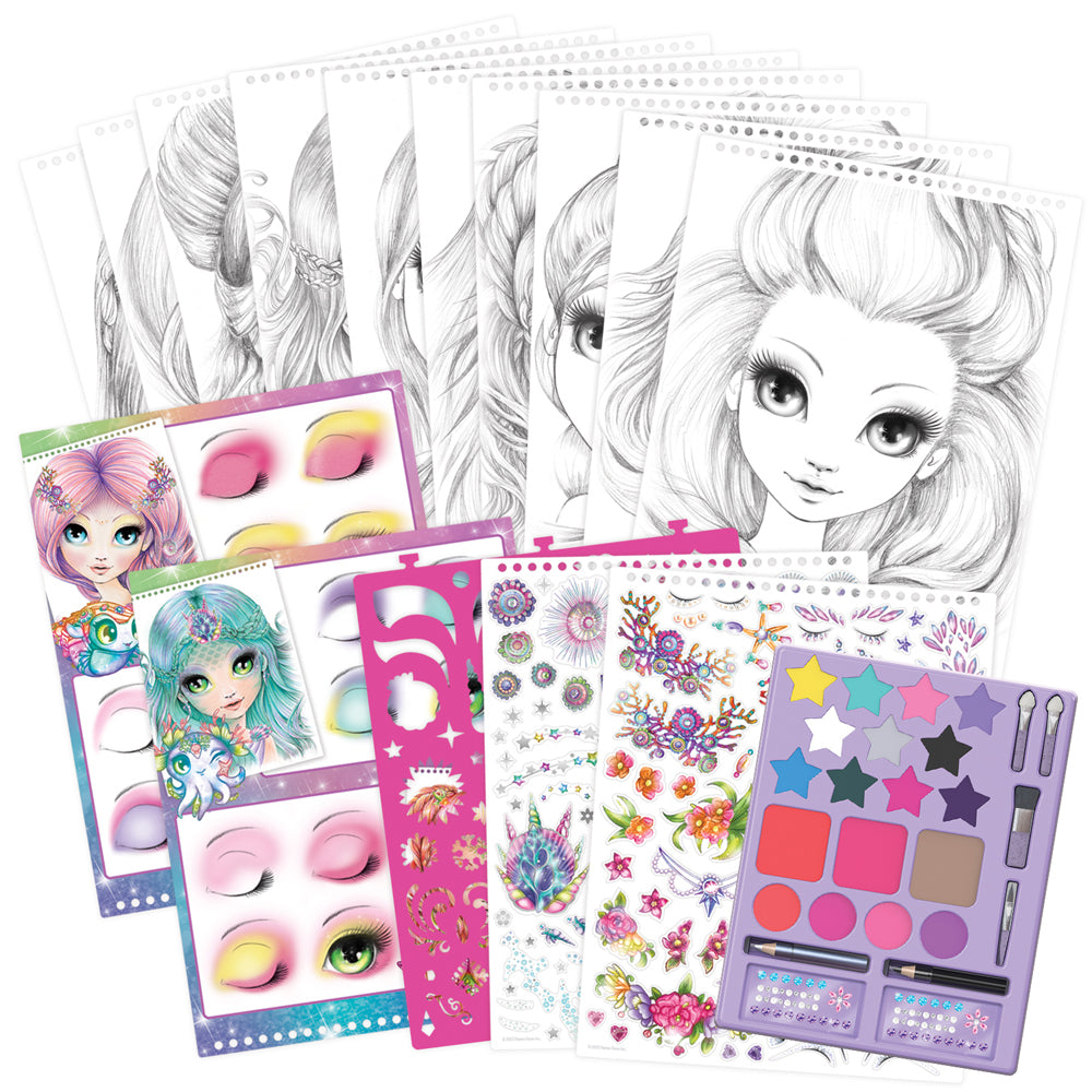Nebulous Stars Makeup Kit Kids Art/Craft Artist Book Set 8y+