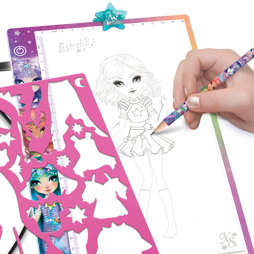 Nebulous Stars 6-Pattern Fashion Designer Light Pad w/ USB 7y+
