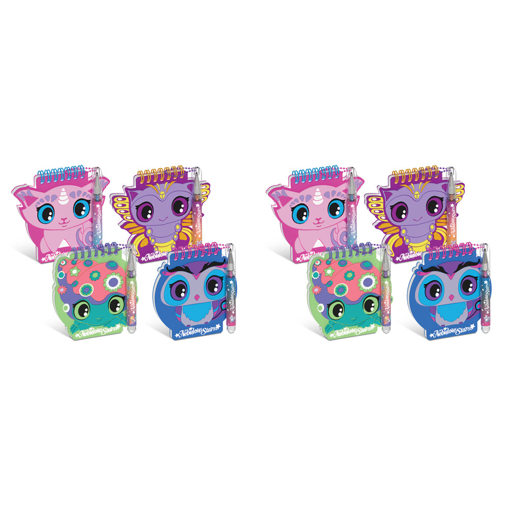 2PK Nebulous Stars 9.2cm Mini Note Pad w/ Pencil/Chain/Stickers Kids 7y+ Assort