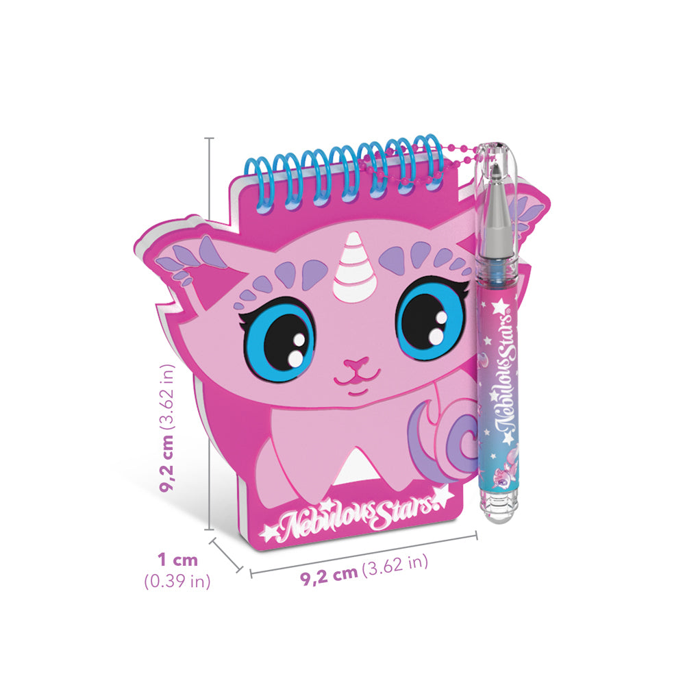 2PK Nebulous Stars 9.2cm Mini Note Pad w/ Pencil/Chain/Stickers Kids 7y+ Assort