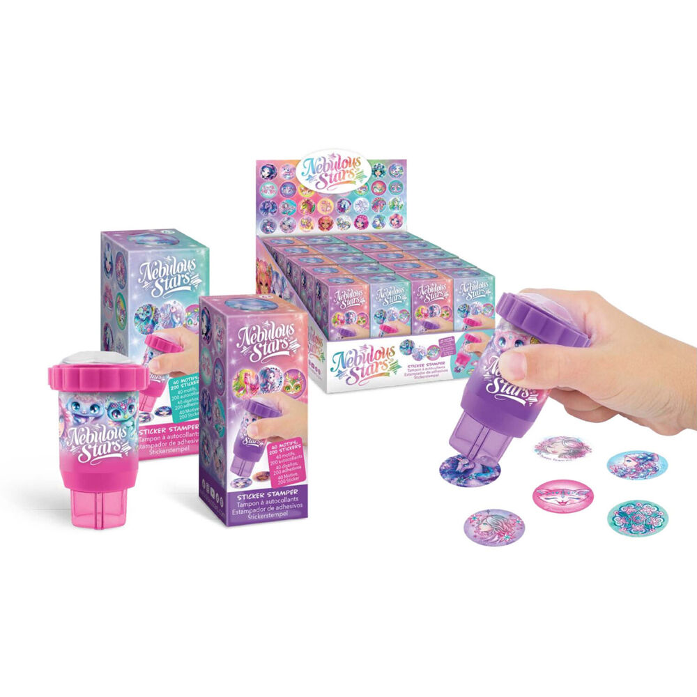 Nebulous Stars Sticker Stamper Stamping Toy 23x30cm 7y+