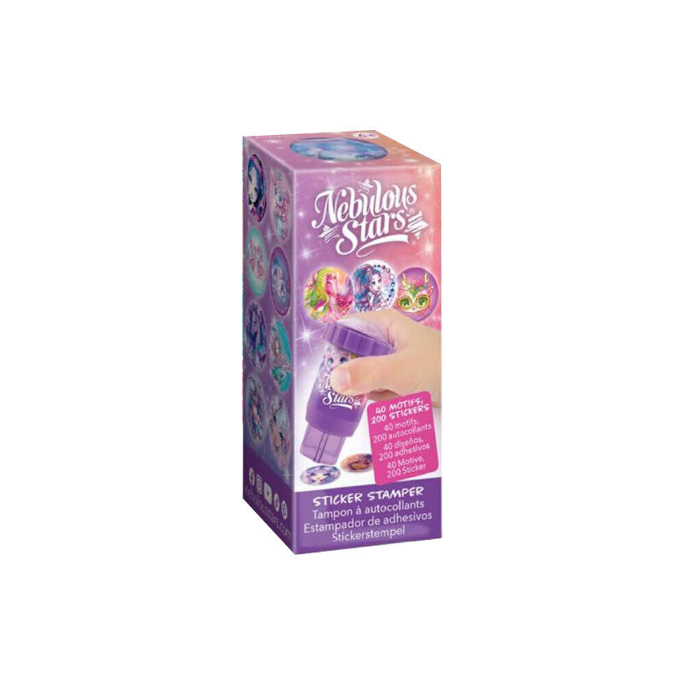 2PK Nebulous Stars Sticker Stamper Stamping Toy 23x30cm 7y+