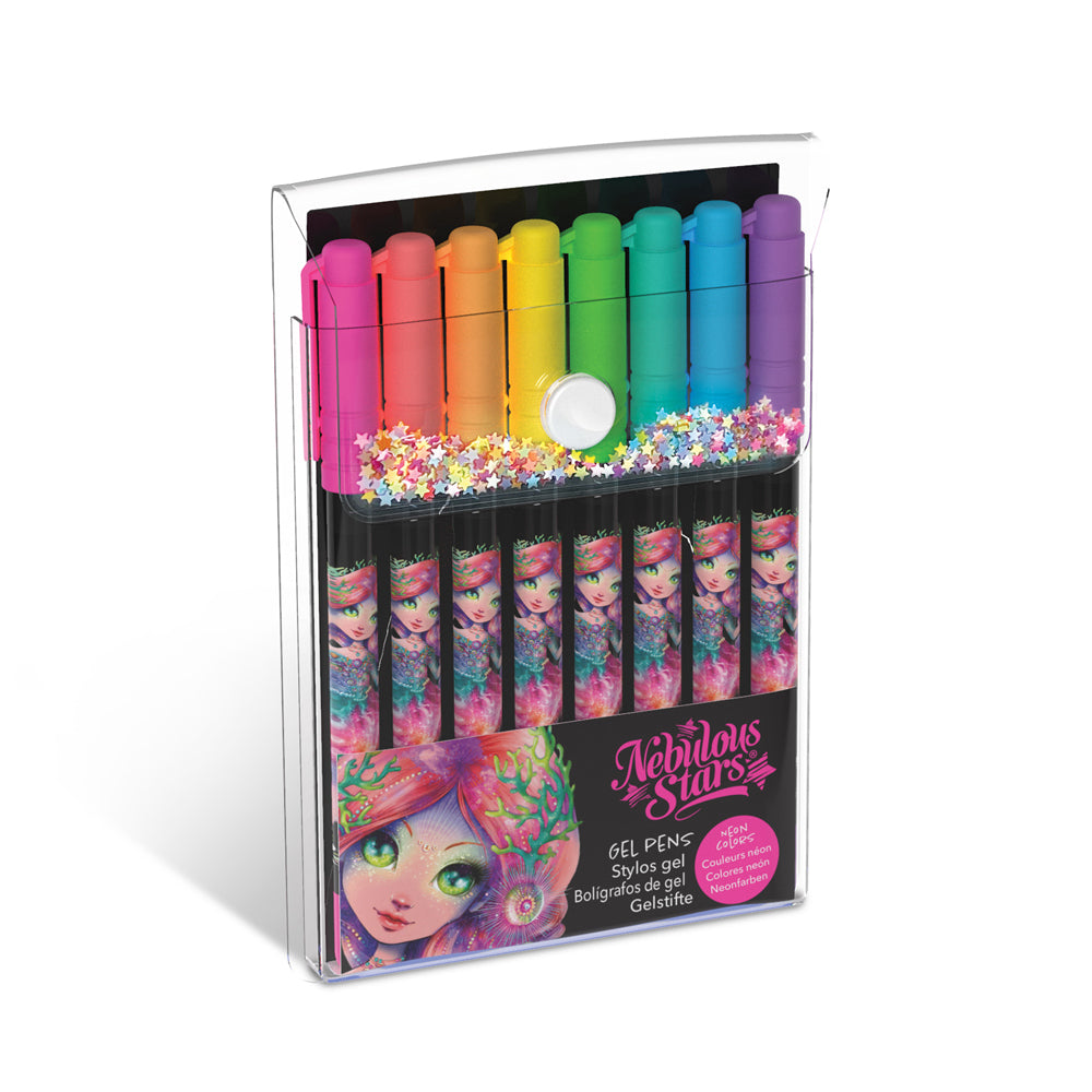 16pc Nebulous Stars Gel Pen Writing Stationery - Assorted