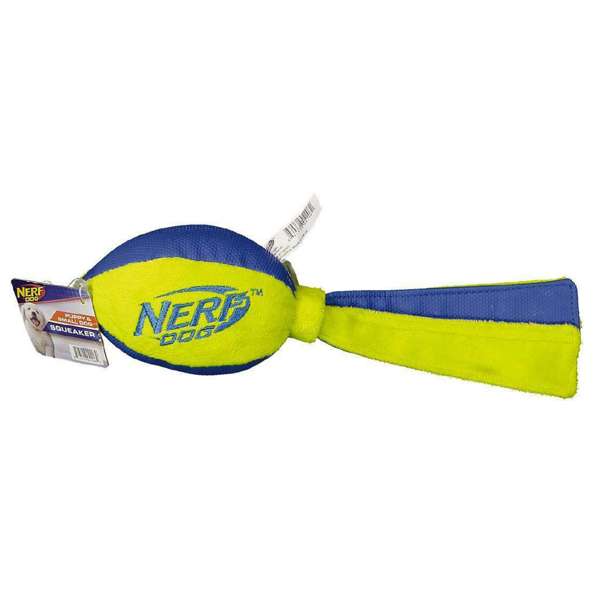 2PK Nerf Dog 12" Trackshot Football w/ Tails Flyer