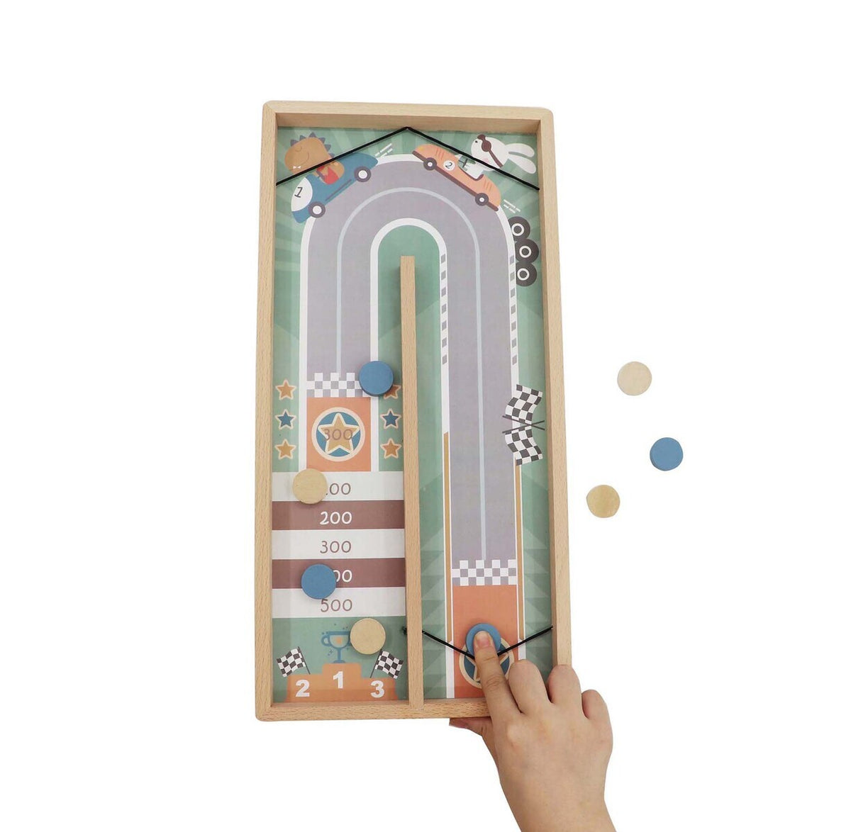 Kaper Kidz Wooden Sling Pinball Game