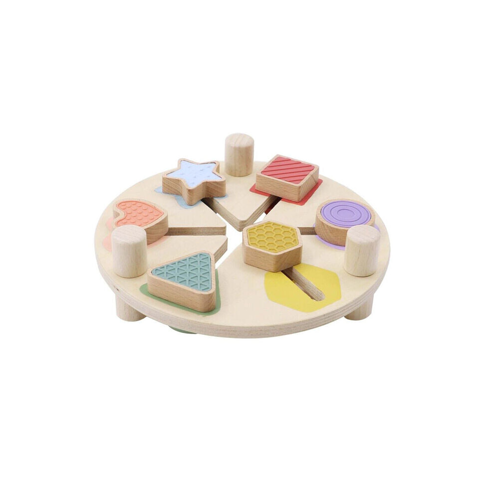 Kaper Kidz Wooden Shape & Colour Match Table Toy 12m+