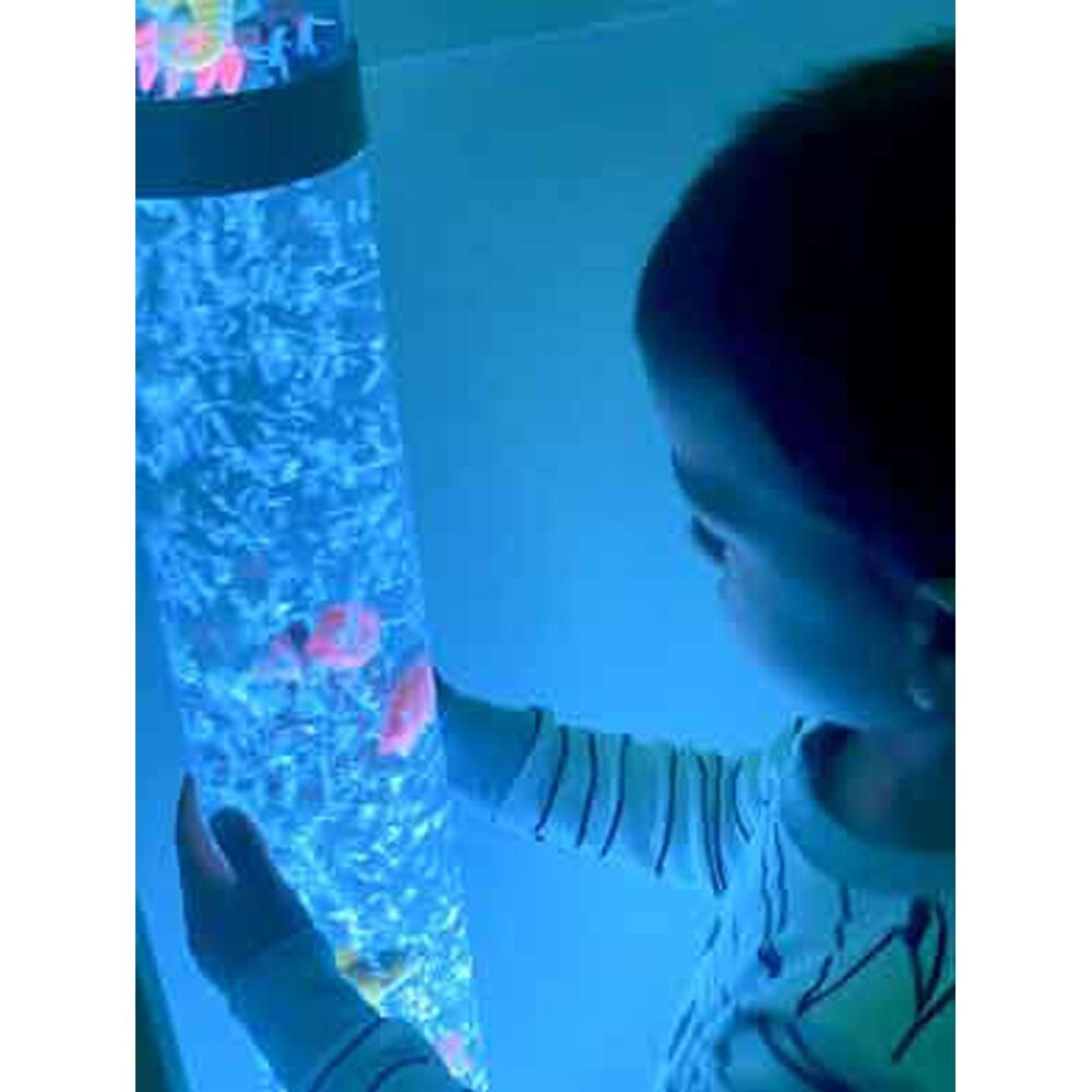 Bubbling Kids Novelty Fish Aquarium Light Up Lamp Set 78cm