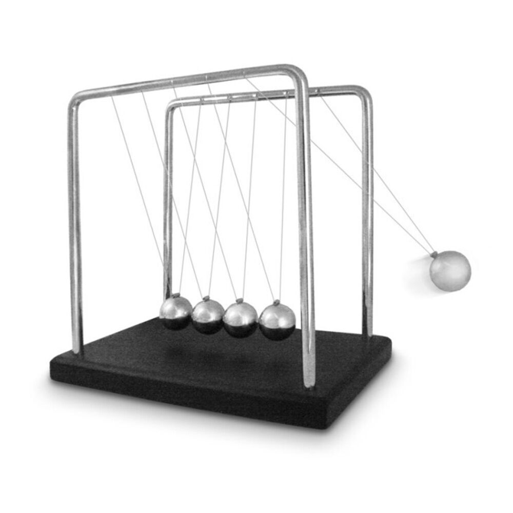 Newtons Cradle Large Physics Pendulum Educational Toy