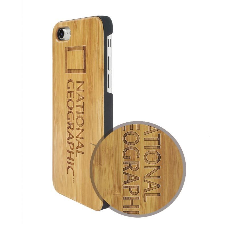 National Geographic Nature Wooden Case For iPhone 7/8+ Cherry Wood