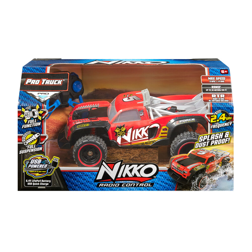 Nikko 33cm RC Kids Remote Control Vehicle Pro Trucks 6y+