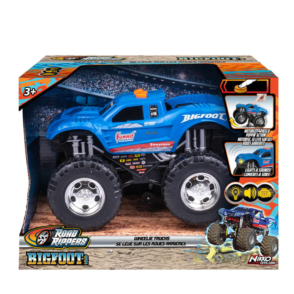 Nikko Road Rippers 21cm Big Foot Wheelie Trucks Kids Toy Assorted 3y+