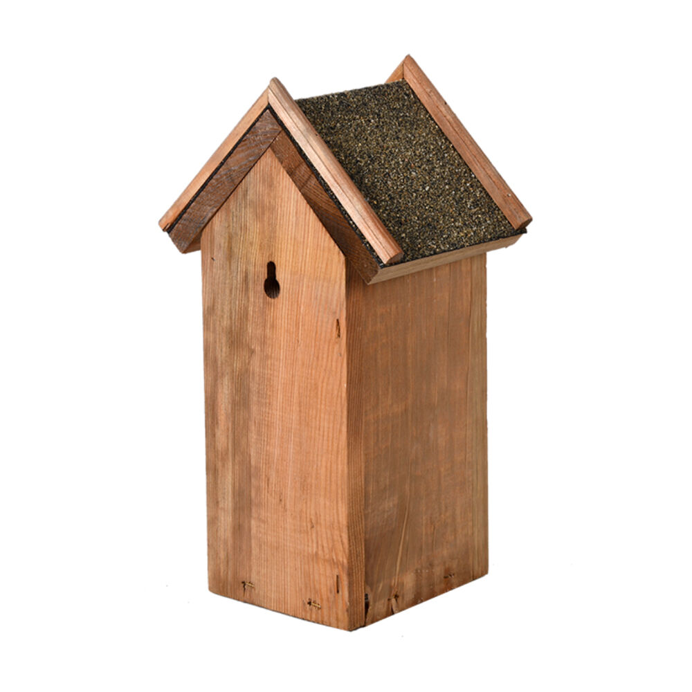 Esschert Design Blue Tit Nesting Box w/ Bitumen Roof Garden Outdoor Decor 27.5cm