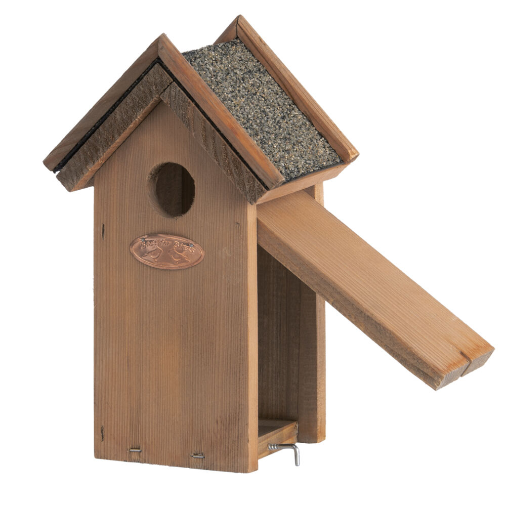 Esschert Design Wren Nesting Box w/ Bitumen Roof Garden Outdoor Decor 22.4cm
