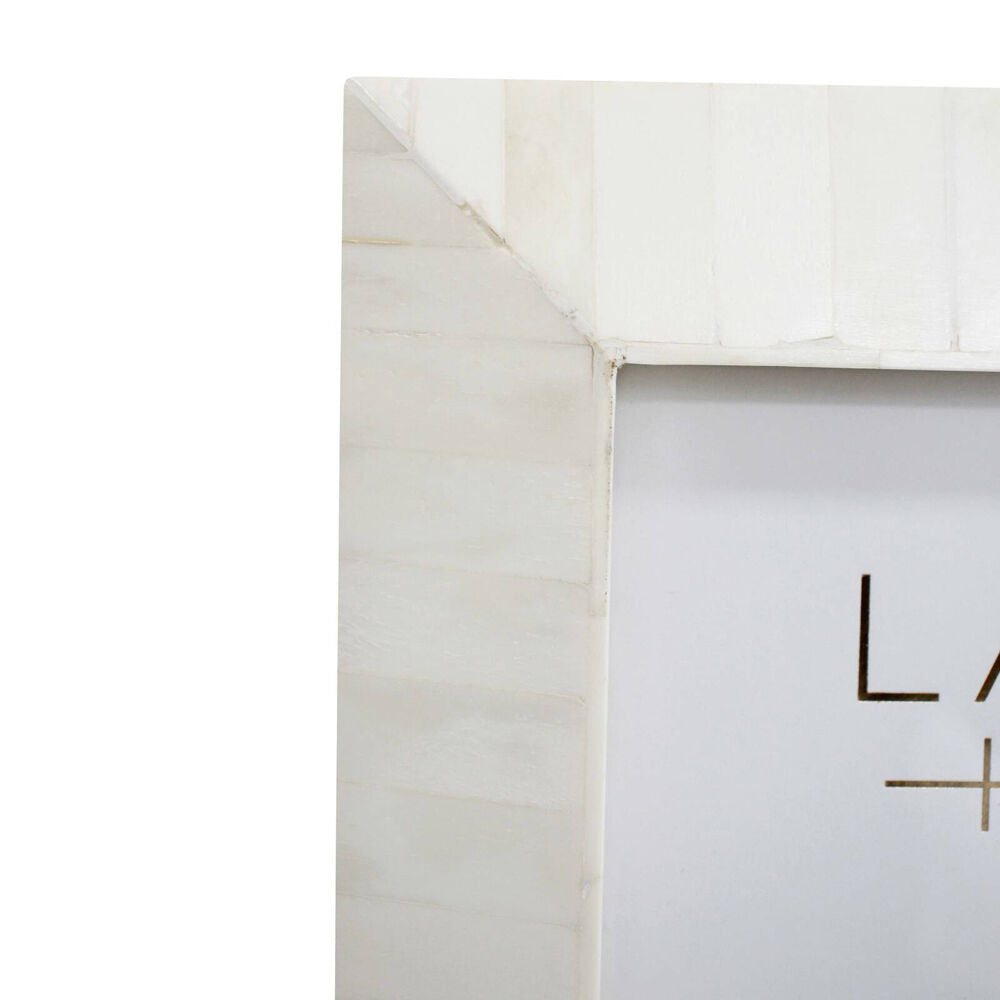 LVD 8x10 Picture/Photo Frame Tapered Bone/MDF White