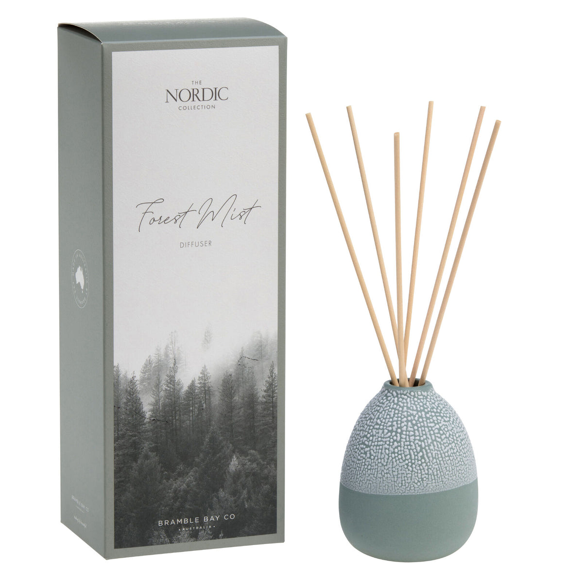 2PK Bramble Bay Nordic Forest Mist Diffuser Home Fragrance Green
