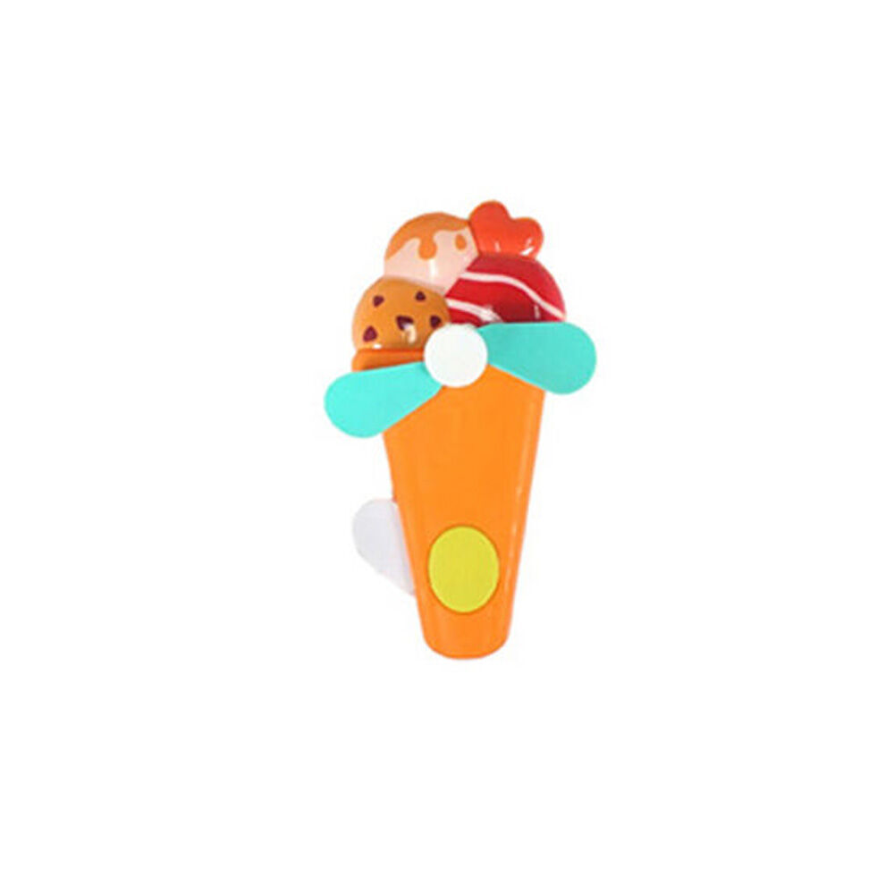 3PK Jemark Portable Hand Held Fan Ice Cream 1214x7cm - Assorted