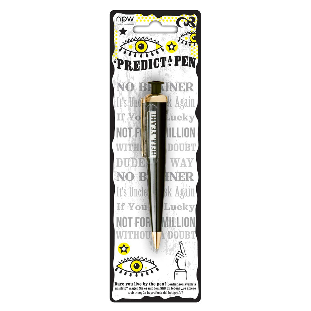 3PK NPW Gifts Predict-A-Pen School/Office Writing Stationery - Black