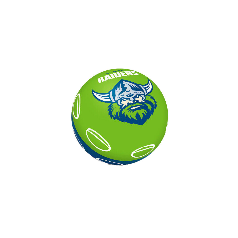 5PK NRL Canberra Raiders NRL Super-High Bounce Ball 60mm - Green