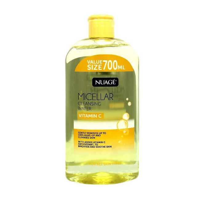 6x Nuage Micellar Cleansing Water Vitamin C 700ml Makeup Remover