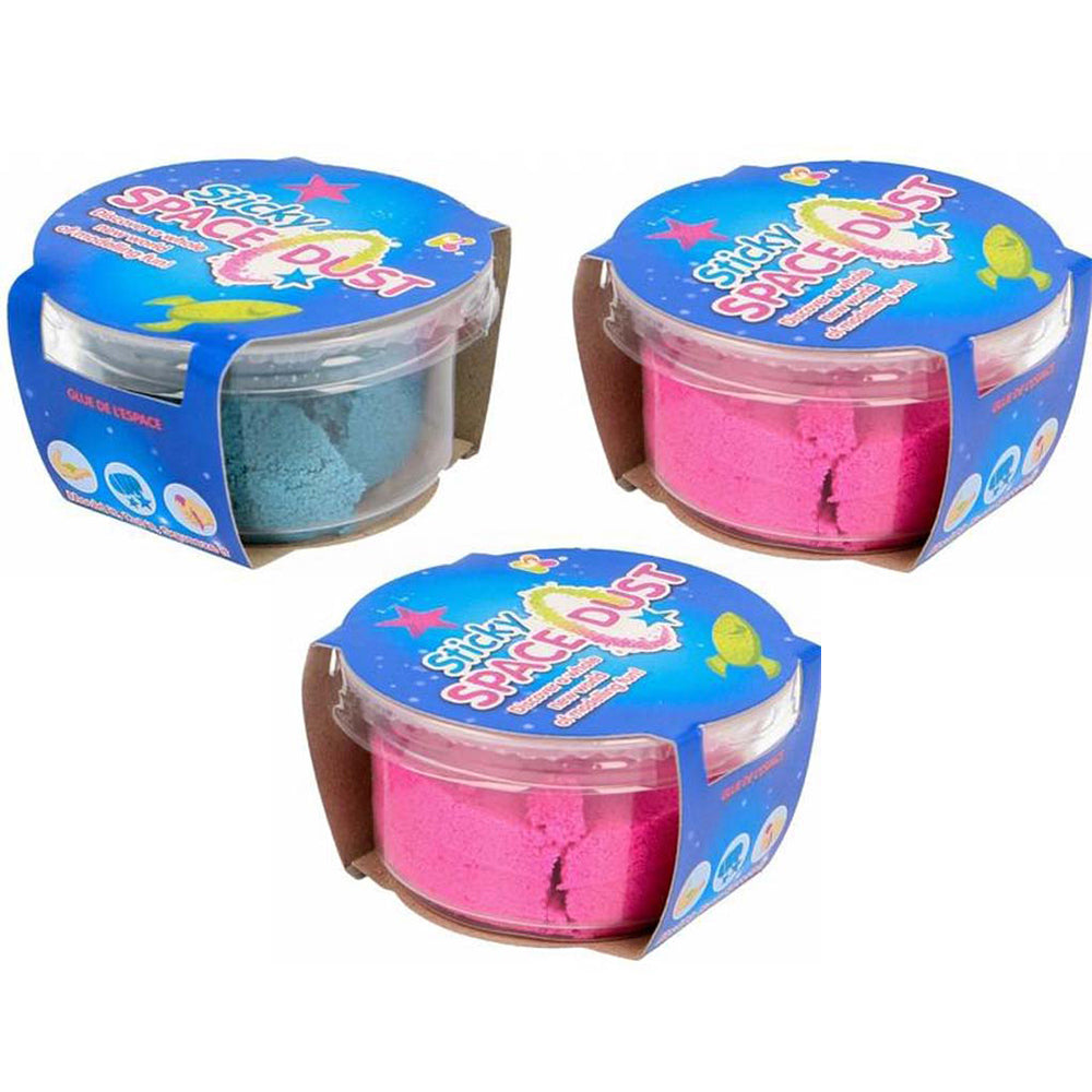 3PK Fumfings Novelty Sticky Space Dust 7cm - Assorted