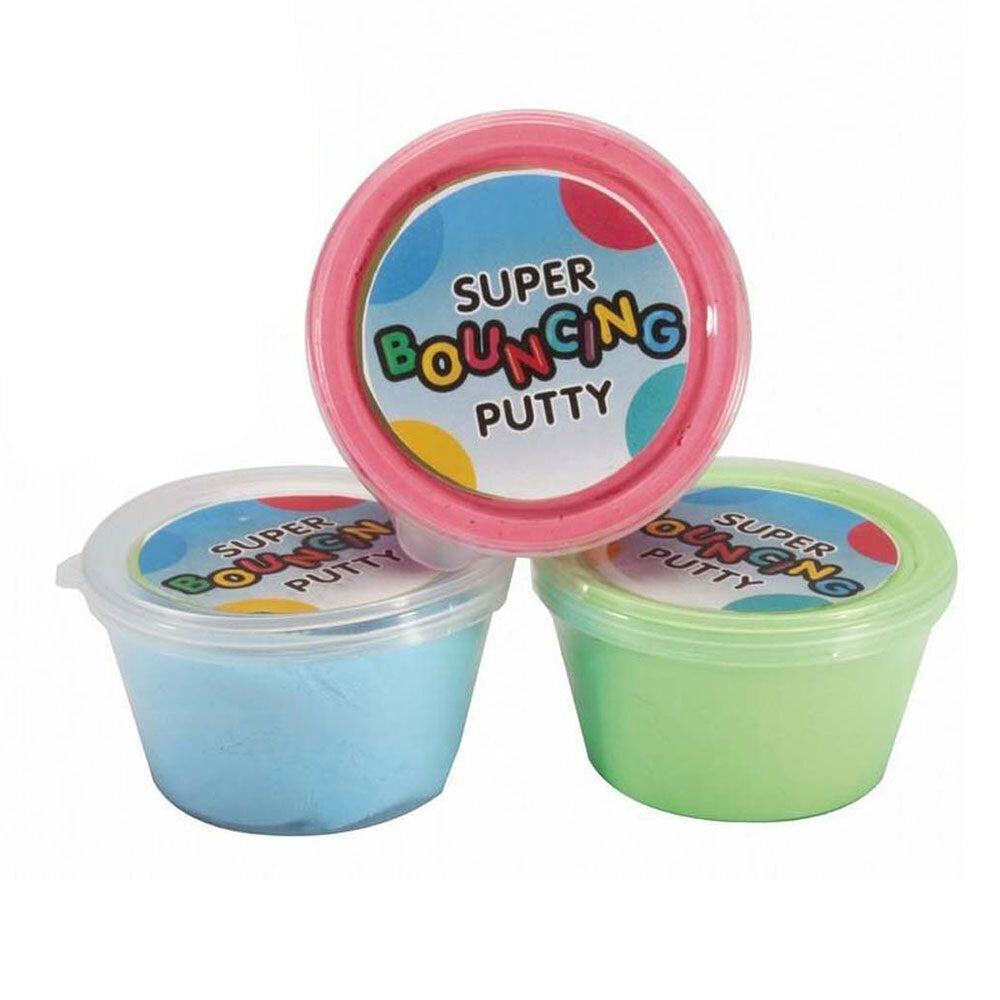 3PK Fumfings Novelty Super Bouncing Putty 9cm - Assorted
