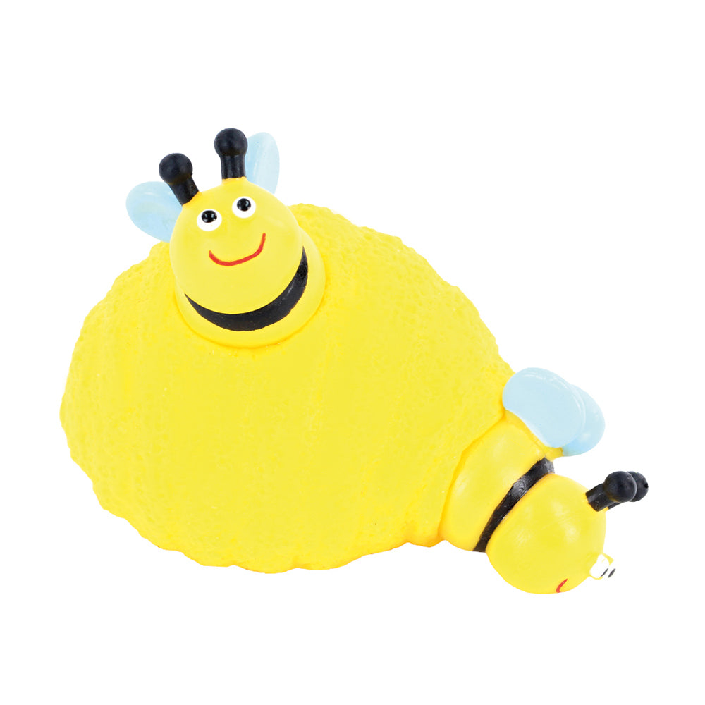 2x Fumfings 7cm Stretchy Bumble Bee & Hive 3y+ Toy - Yellow
