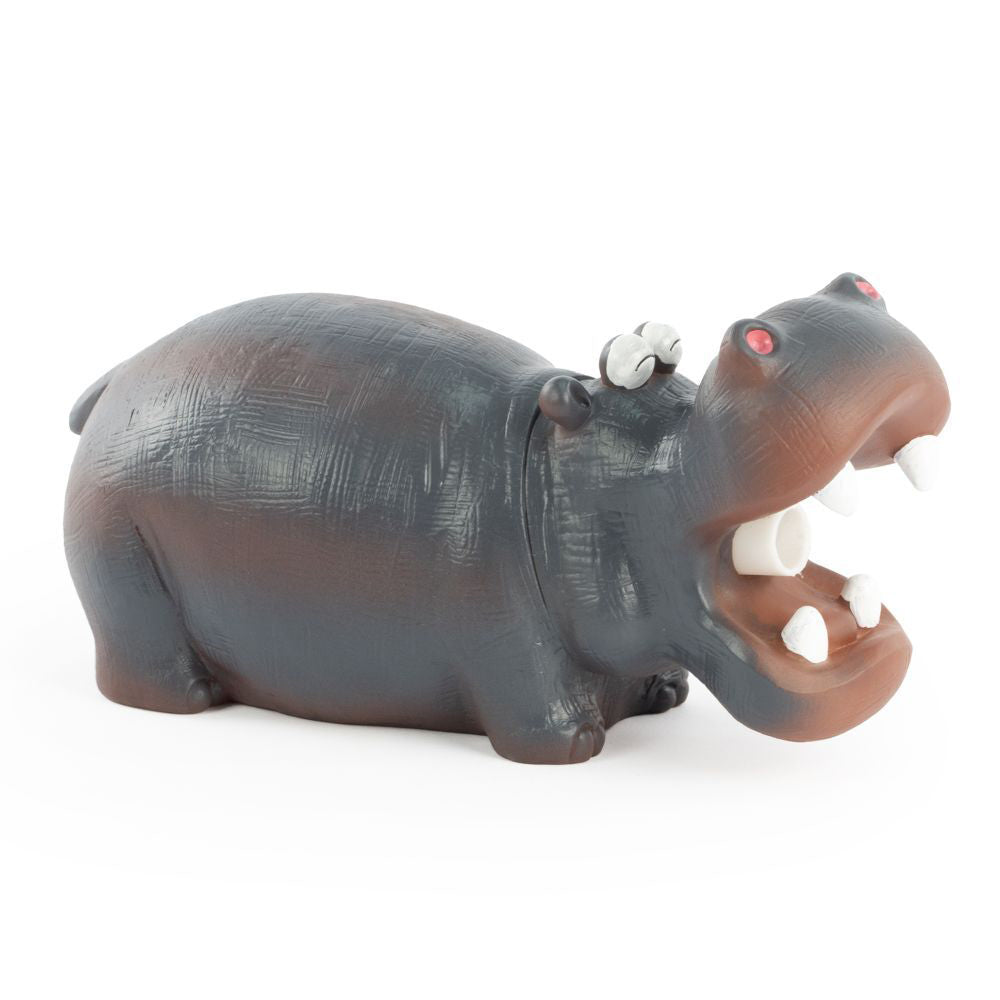 2PK Pocket Money Fun 21cm Noisy Hippo Kids Squishy Toy 3y+