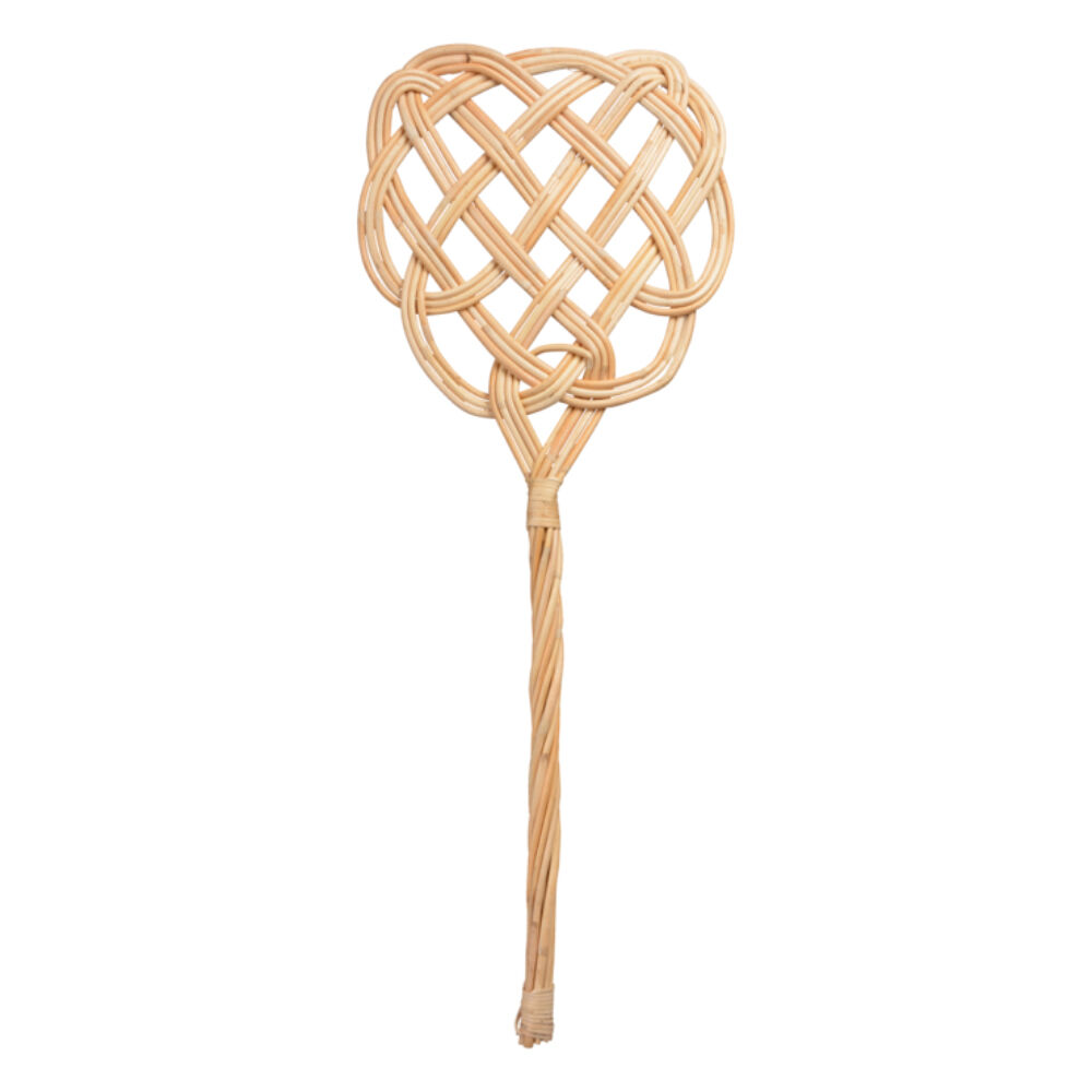 Esschert Design Rattan Indoor/Outdoor Carpet Beater Home Cleaning Tool 71cm