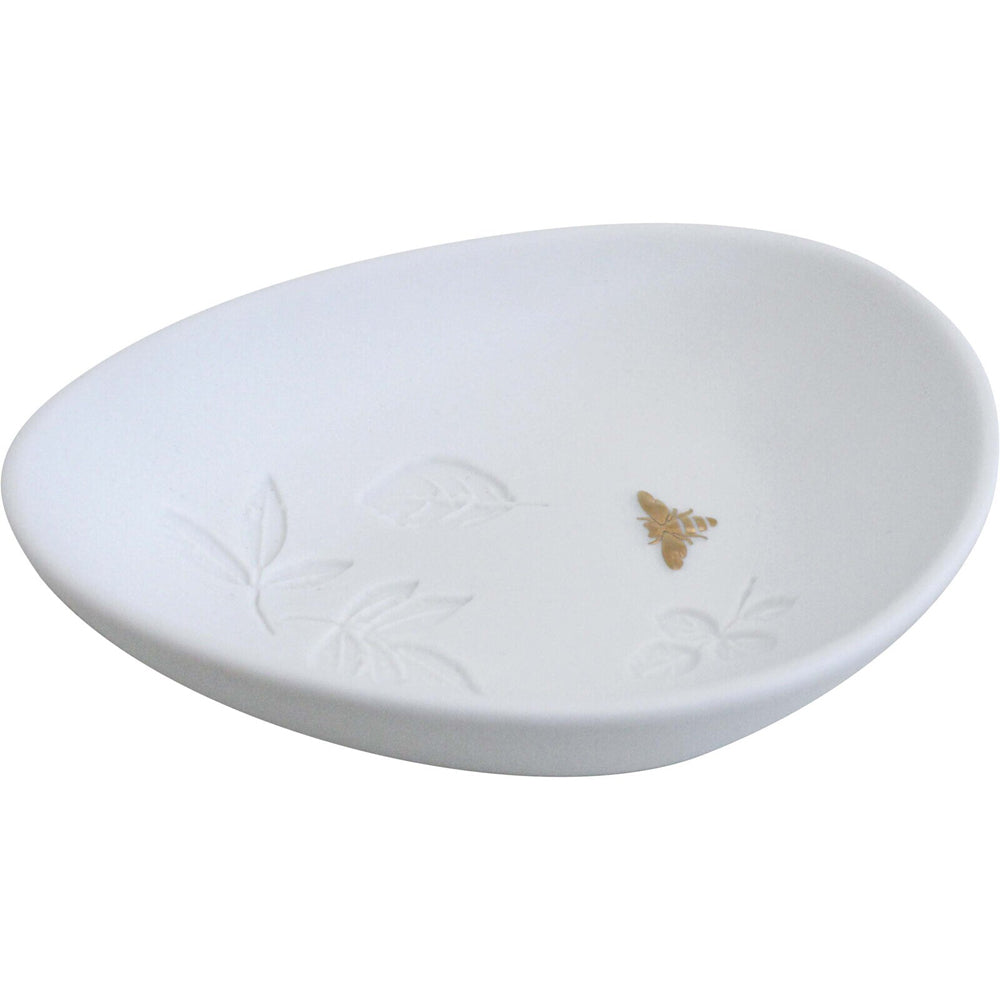 2PK LVD Decorative Porcelain 11cm Bee Food Soup Bowl Tableware - White