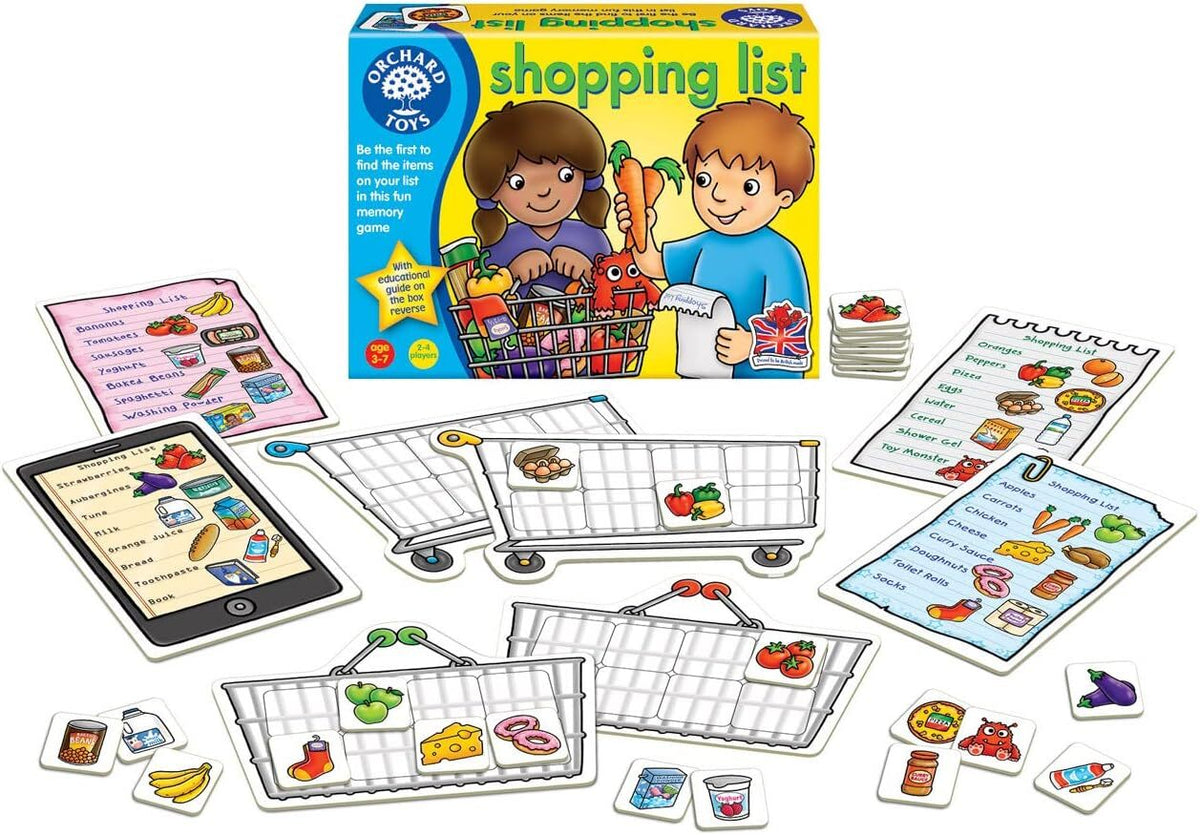 Orchard Game Shopping List