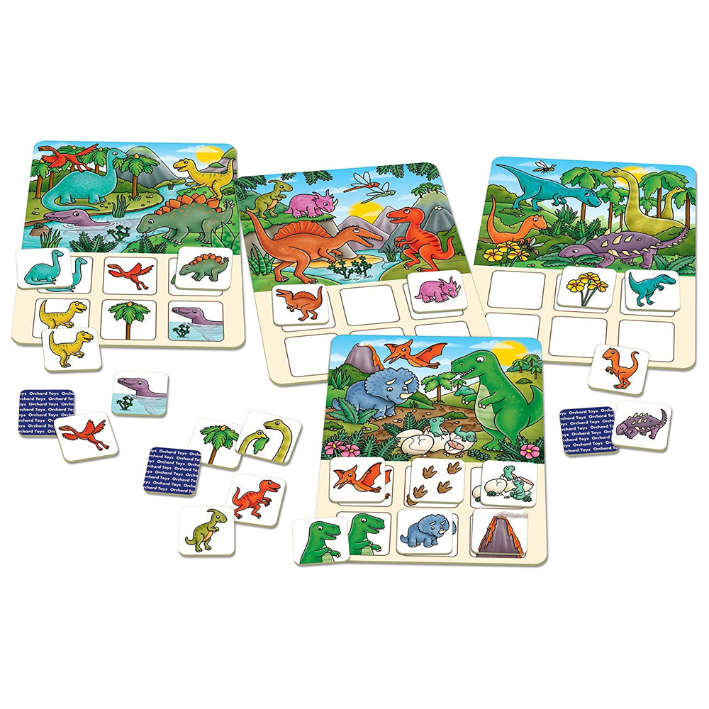 Orchard Toys Dinosaur Lotto Memory Game Board Kids 3y+