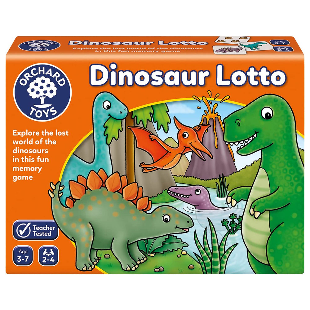 Orchard Toys Dinosaur Lotto Memory Game Board Kids 3y+