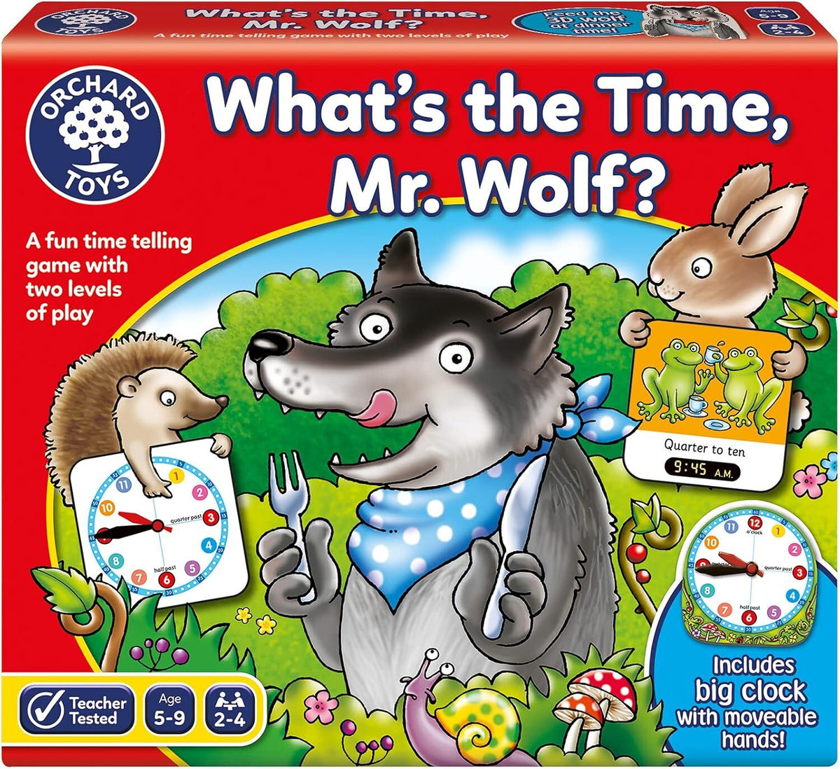 Orchard Toys What's The Time Mr. Wolf Game 3+
