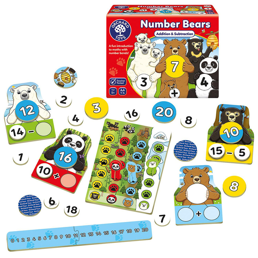 Orchard Game Number Bears Kids/Childrens Play Toy 5+