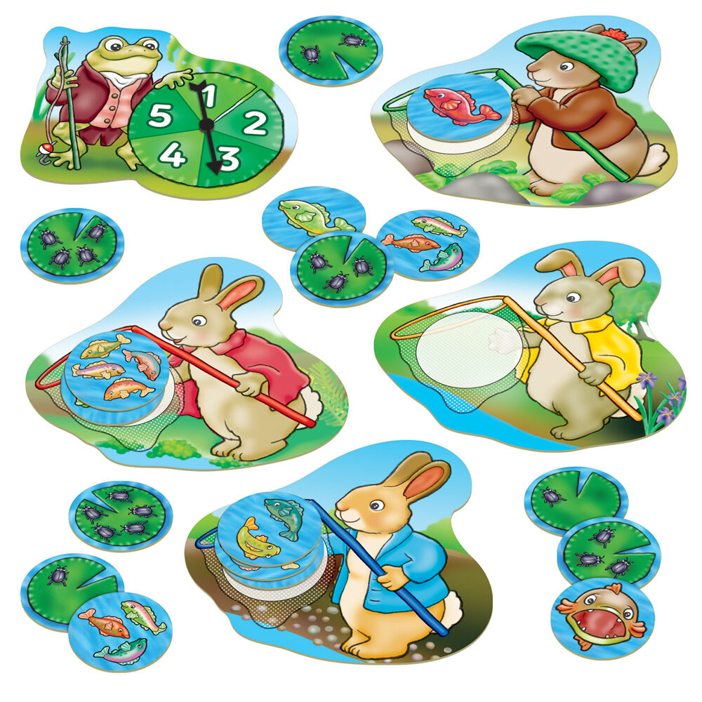 Orchard Toys Peter Rabbit Fish & Count Kids Educational Toy 3y+