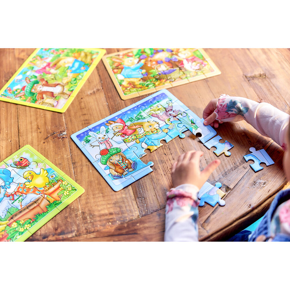 Orchard Toys Peter Rabbit 4-in-a-Box Puzzles Jigsaw Game Set 3y+