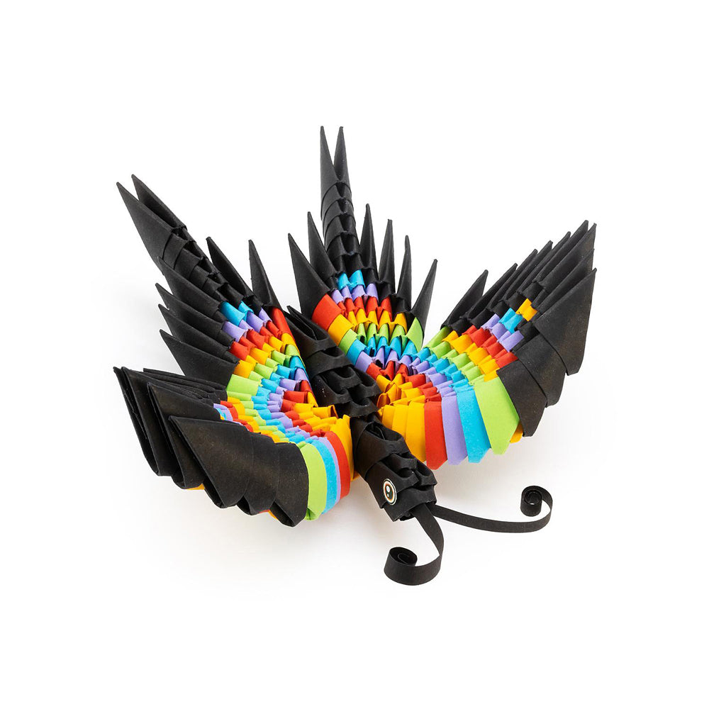 2x 157pc Origami 3D Paperfolding Butterfly Paper Sculpture Kids Toy Kit 8+